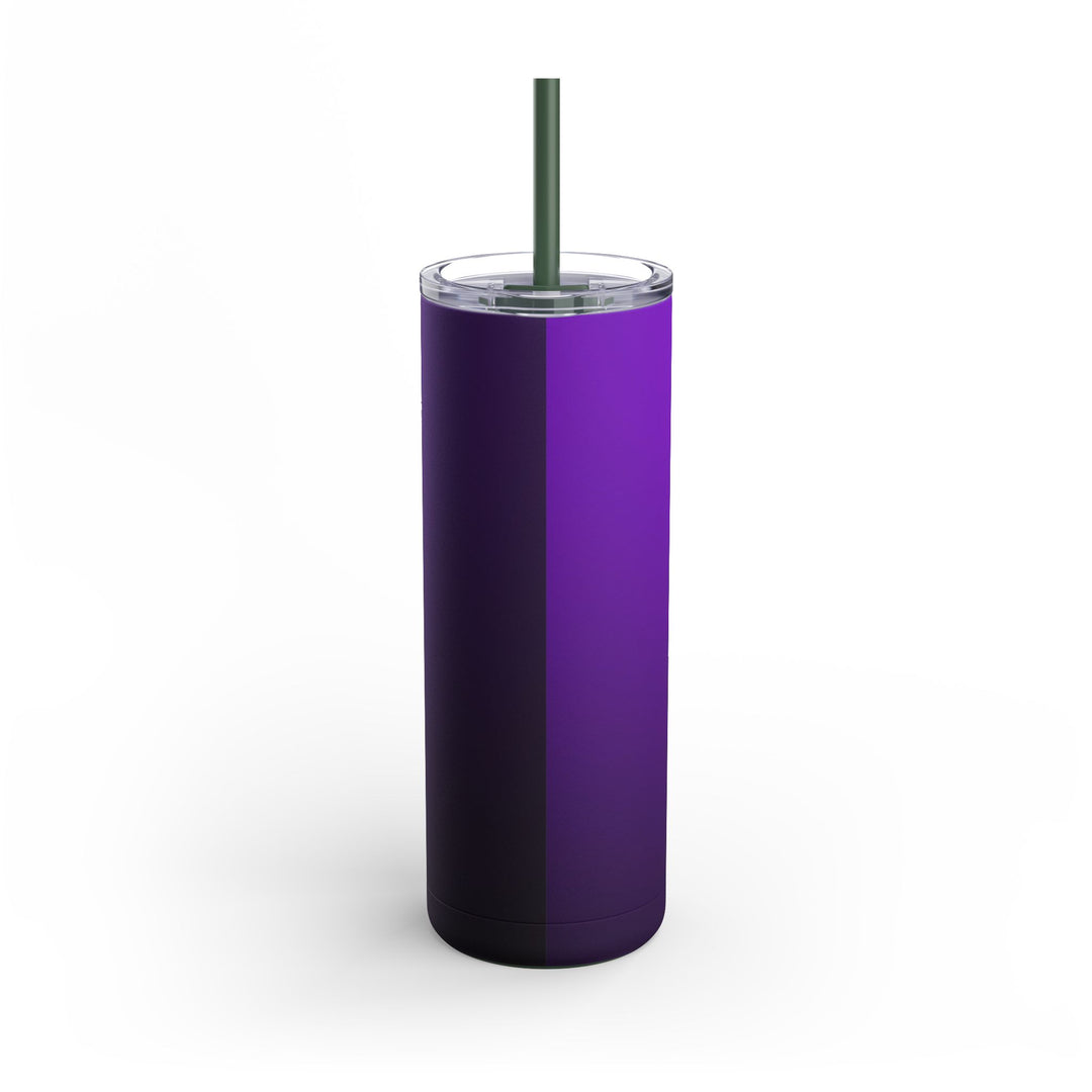 Crimson purple Skinny Matte Tumbler, 20oz