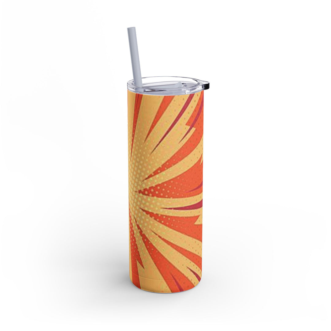 Comic Book Boom Matte Skinny Tumbler, 20oz