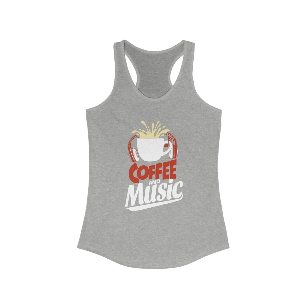 Coffee and Music Ideal Racerback Tank