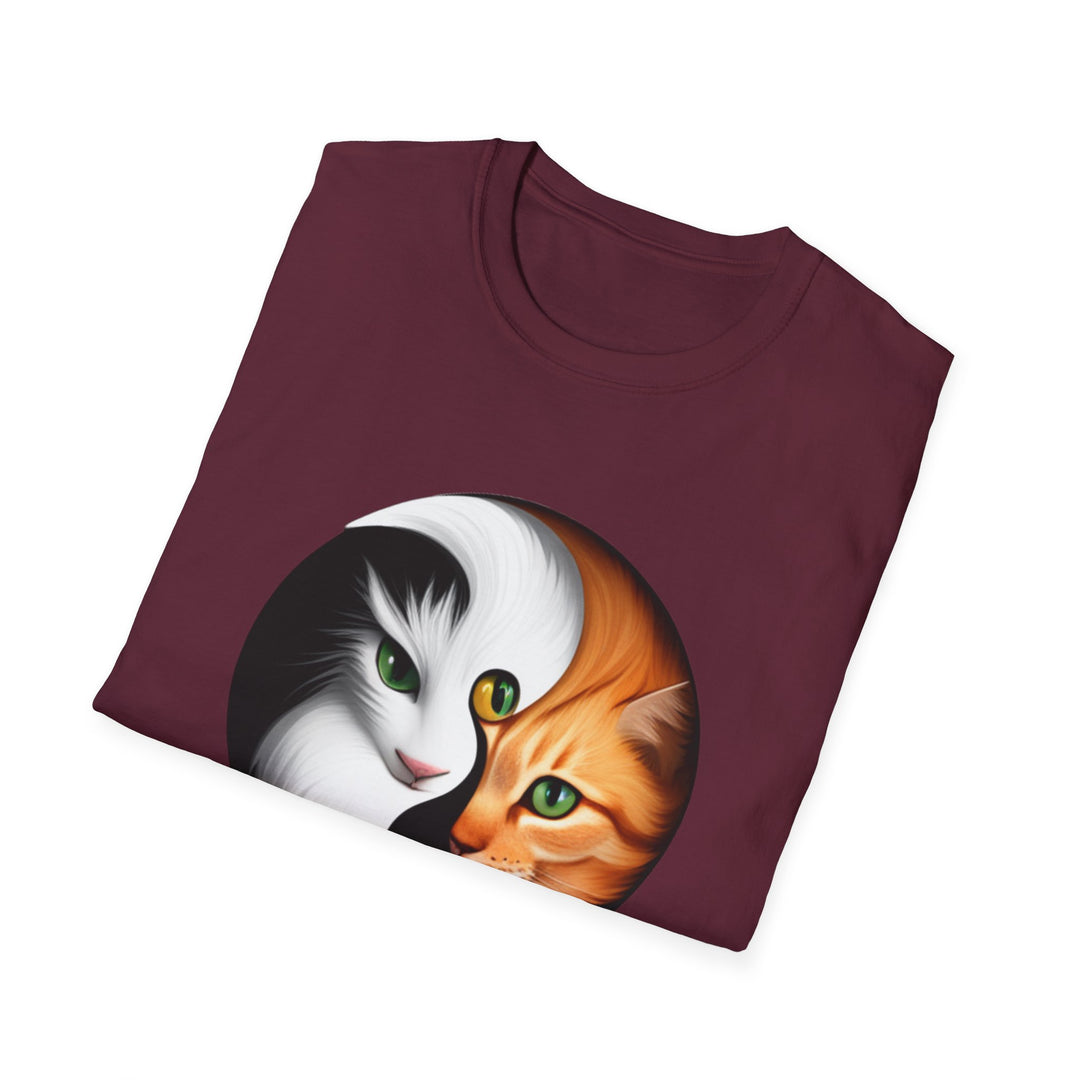 yIN AND yANG cat T-Shirt