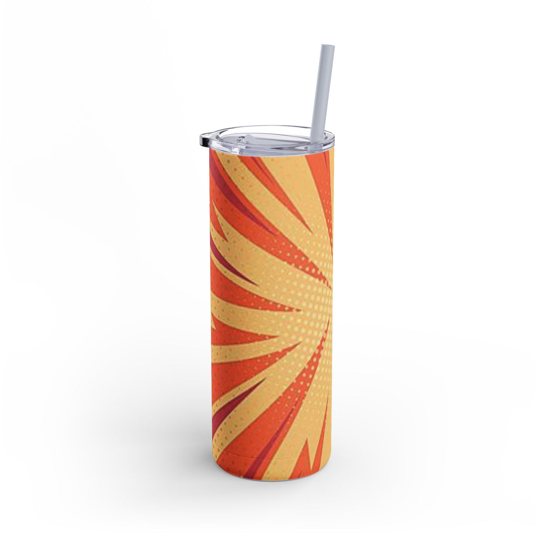 Comic Book Boom Matte Skinny Tumbler, 20oz
