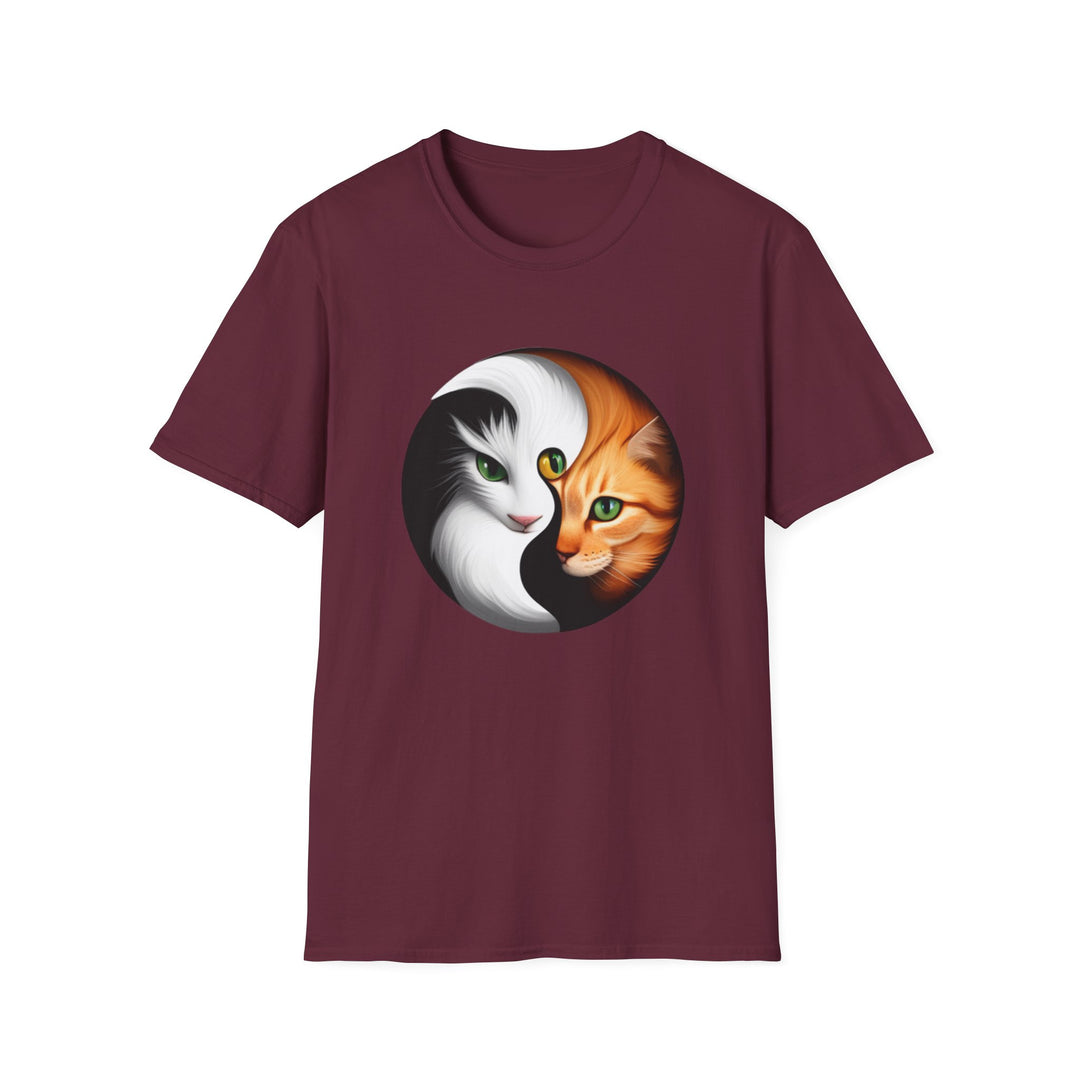 yIN AND yANG cat T-Shirt