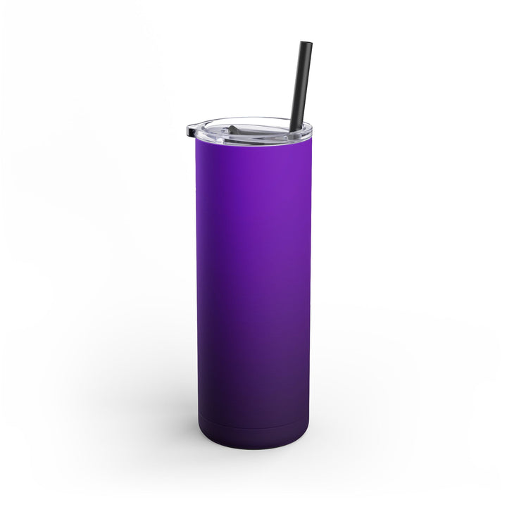 Crimson purple Skinny Matte Tumbler, 20oz