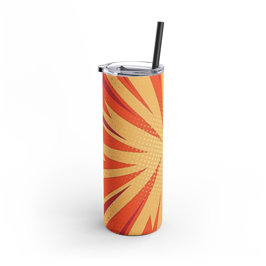 Comic Book Boom Matte Skinny Tumbler, 20oz