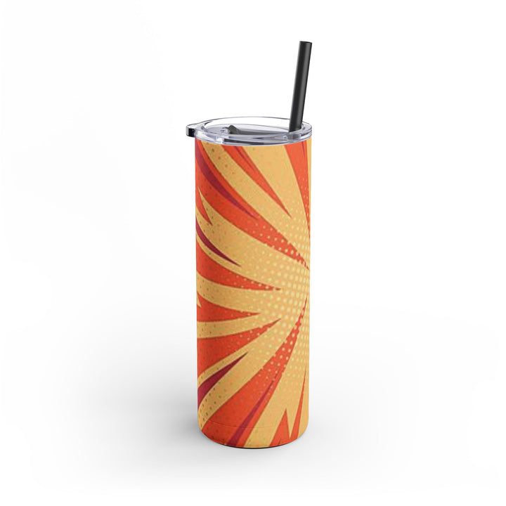 Comic Book Boom Matte Skinny Tumbler, 20oz