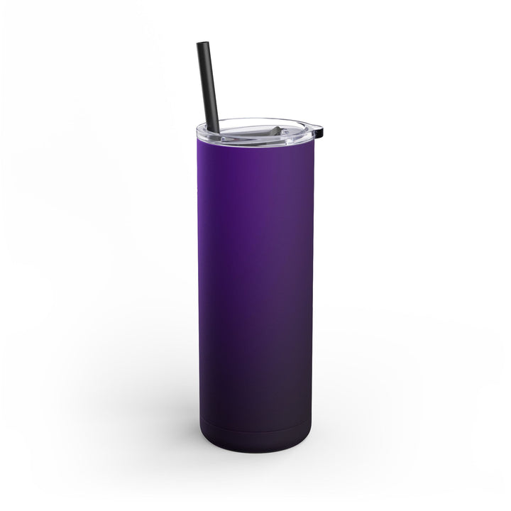 Crimson purple Skinny Matte Tumbler, 20oz