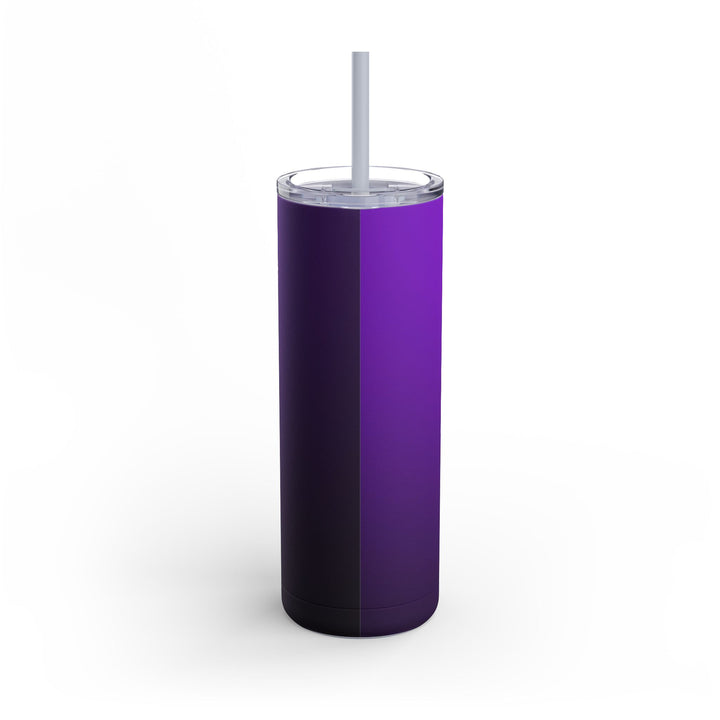 Crimson purple Skinny Matte Tumbler, 20oz