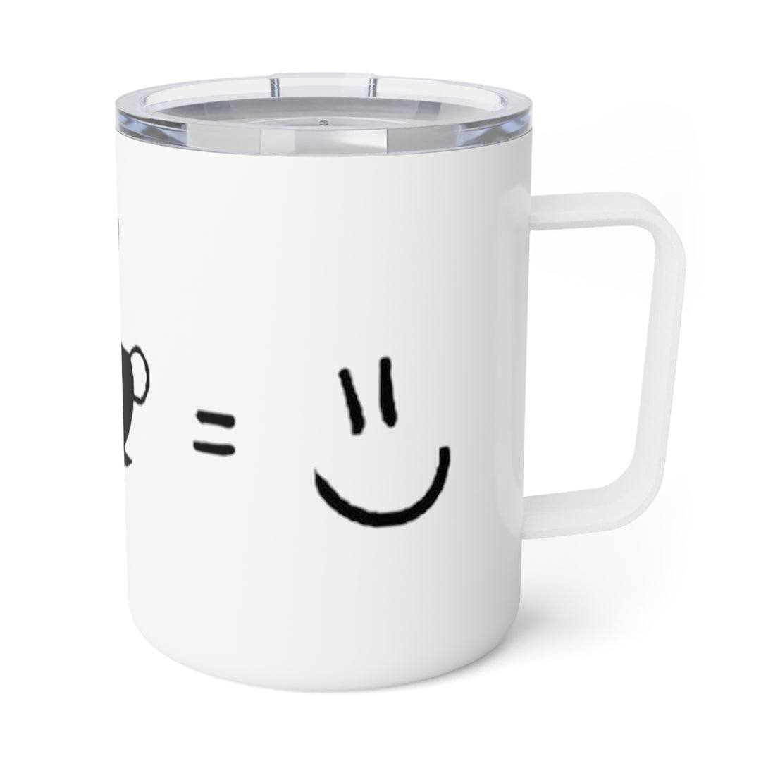 Happy Coffee  Insulated Coffee Mug, 10oz