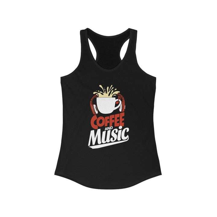 Coffee and Music Ideal Racerback Tank