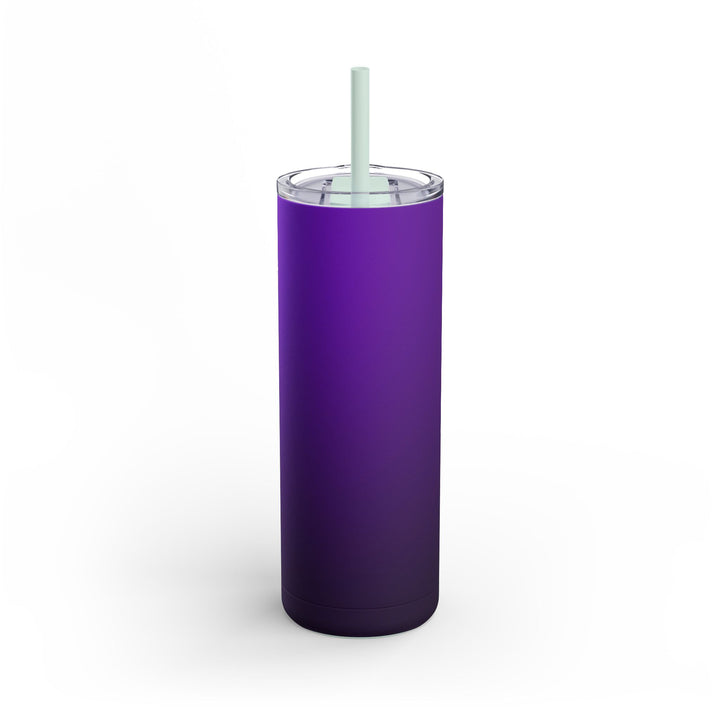 Crimson purple Skinny Matte Tumbler, 20oz