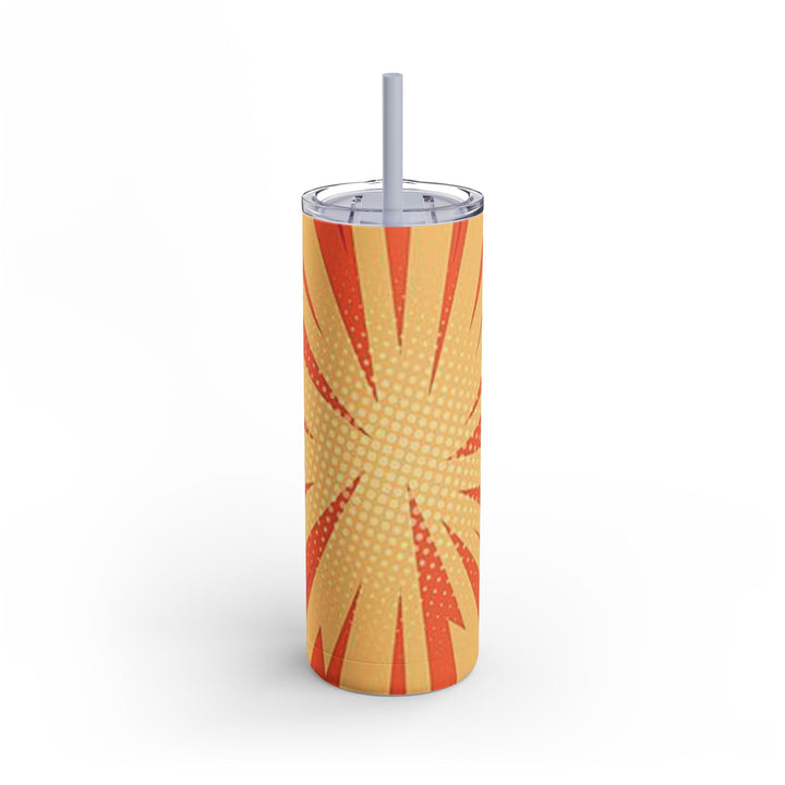 Comic Book Boom Matte Skinny Tumbler, 20oz